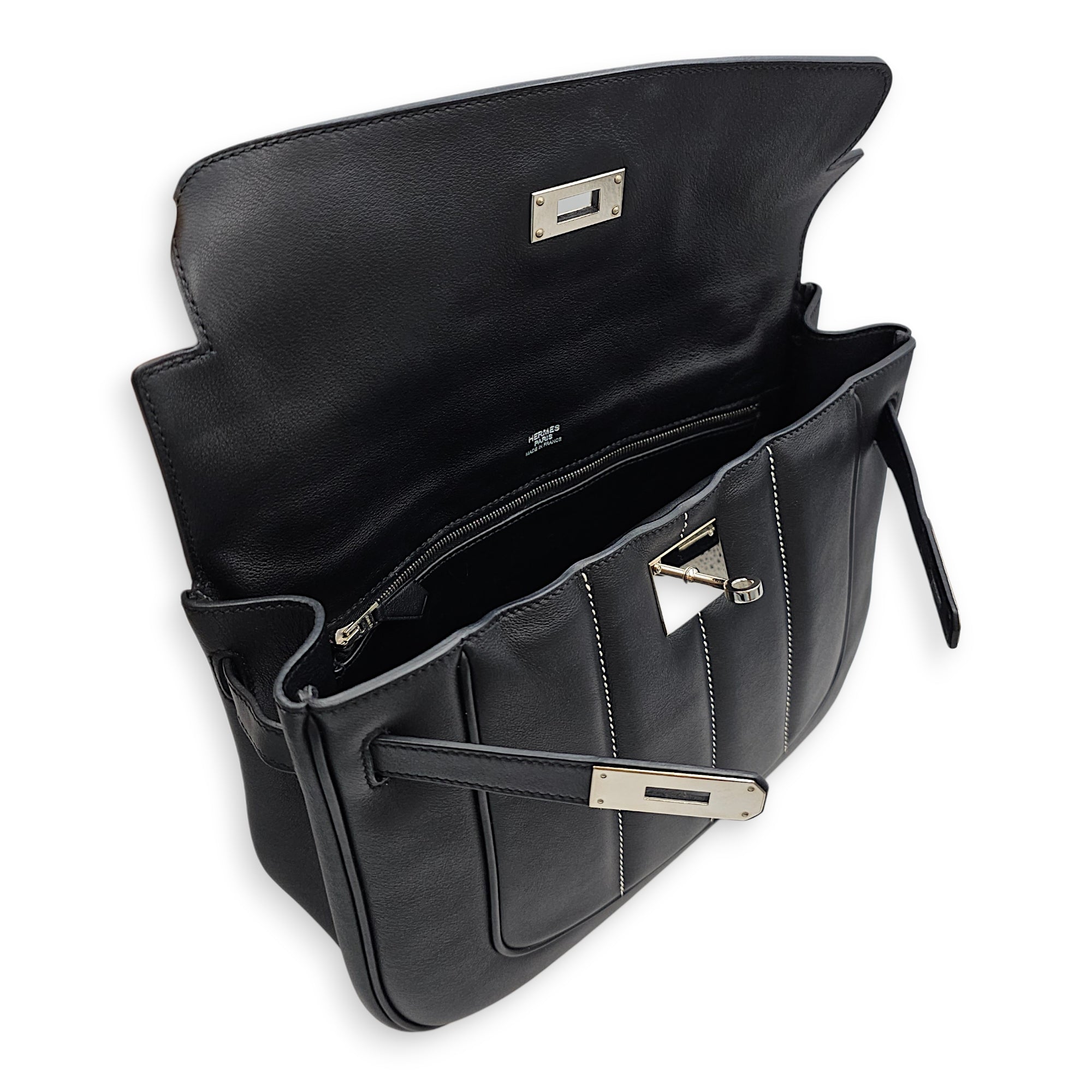 Berline 28 Black in Swift, Palladium hardware