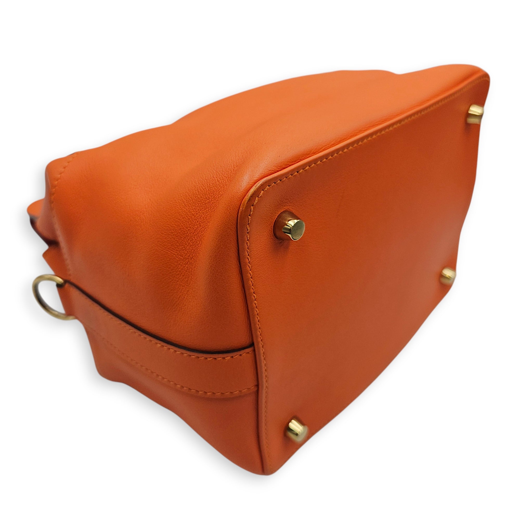 Toolbox Verso 20 Orange/Vermillon in Swift Permabrass hardware