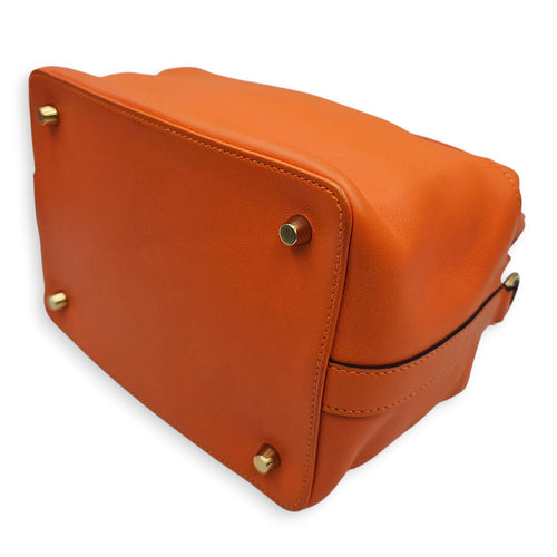 Toolbox Verso 20 Orange/Vermillon in Swift Permabrass hardware