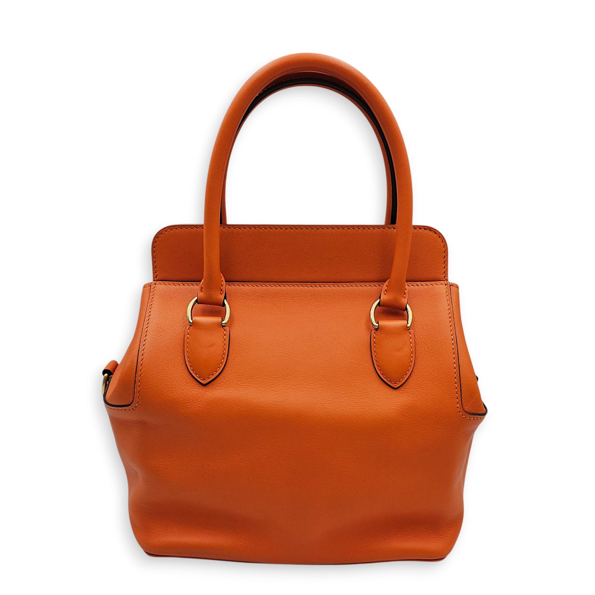 Toolbox Verso 20 Orange/Vermillon in Swift Permabrass hardware