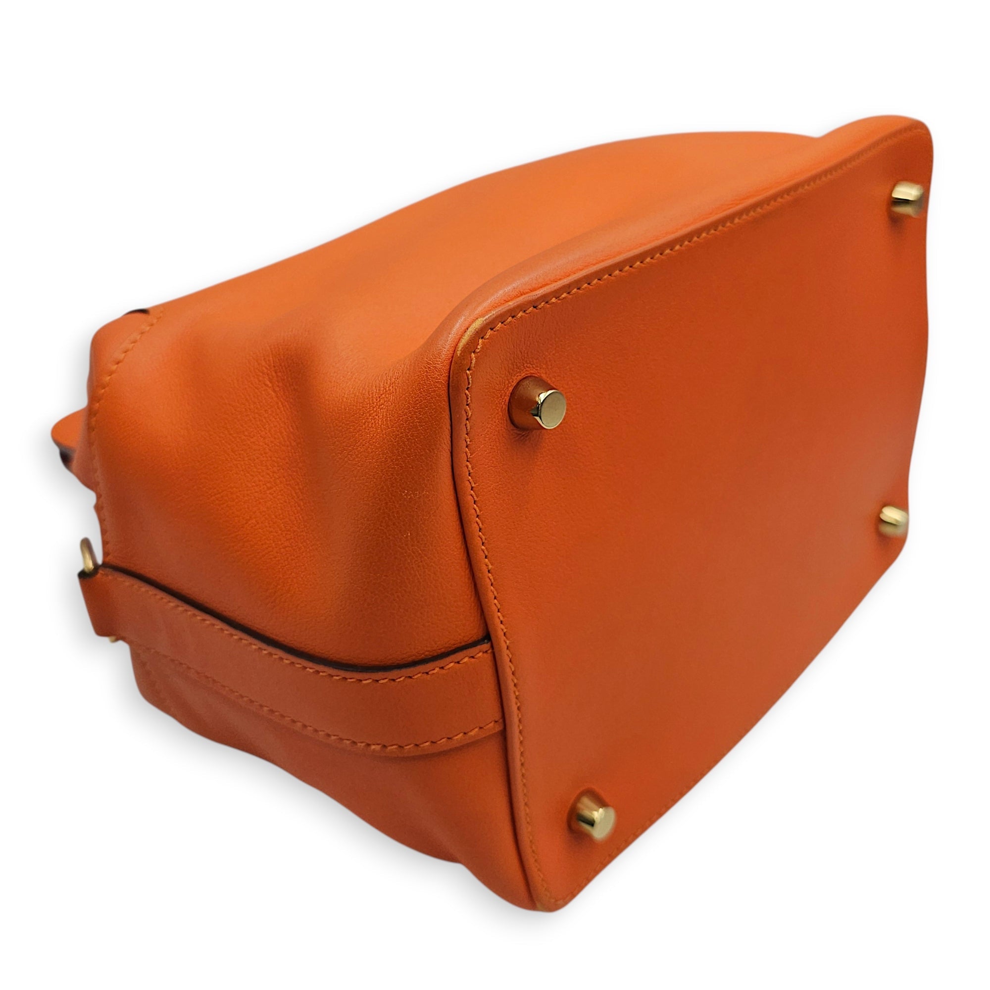 Toolbox Verso 20 Orange/Vermillon in Swift Permabrass hardware