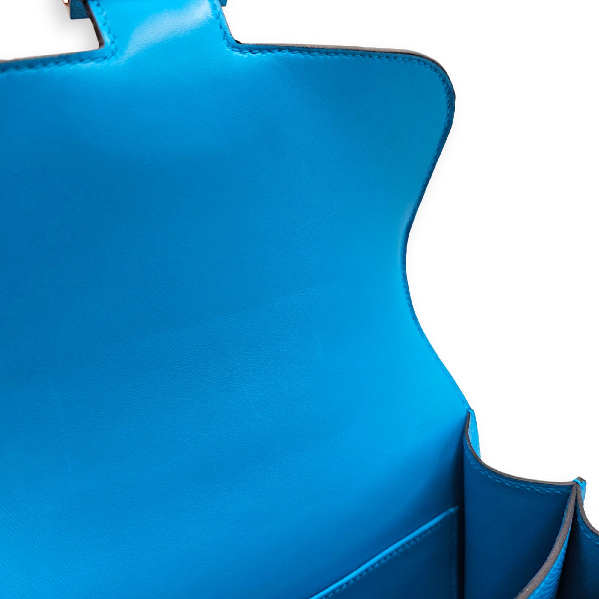 Constance 18 Blue Frida/Bordeaux-Etrusque-Ombre in Epsom, Palladium hardware