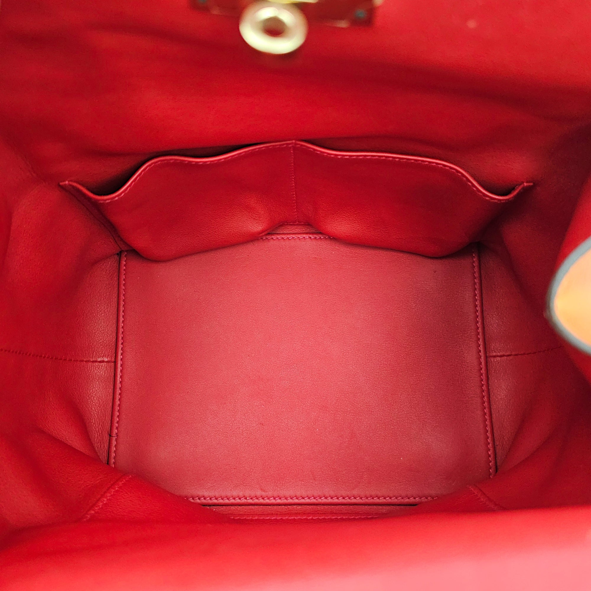Toolbox Verso 20 Orange/Vermillon in Swift Permabrass hardware