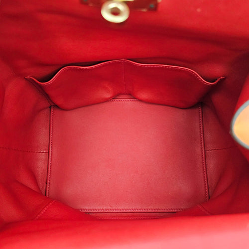 Toolbox Verso 20 Orange/Vermillon in Swift Permabrass hardware