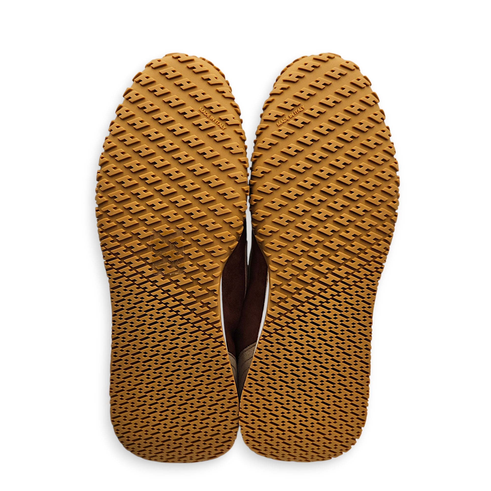 Jet 41 Brun Amourette/Miel Sneakers in Suede Leather