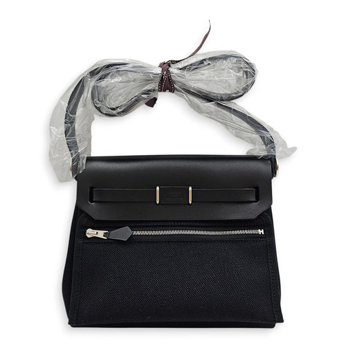 Herbag 20 Black in Vache Hunter/Toile, Palladium hardware
