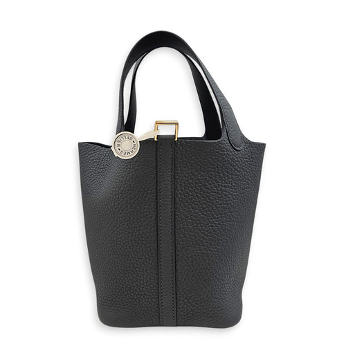 Picotin 18 Gris Misty in Clemence, Permabrass hardware