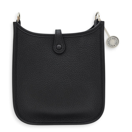 Evelyne Mini Black in Clemence, Palladium hardware