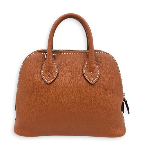 Bolide 1923 Mini Gold in Evercolor, Palladium hardware