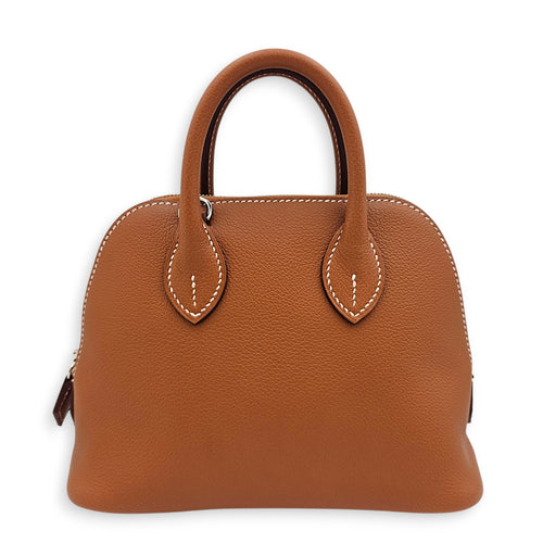 Bolide 1923 Mini Gold in Evercolor, Palladium hardware