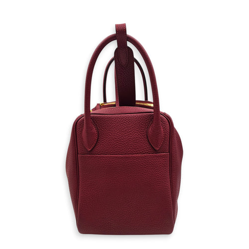 Lindy 30 Rouge Grenat in Clemence, Gold hardware