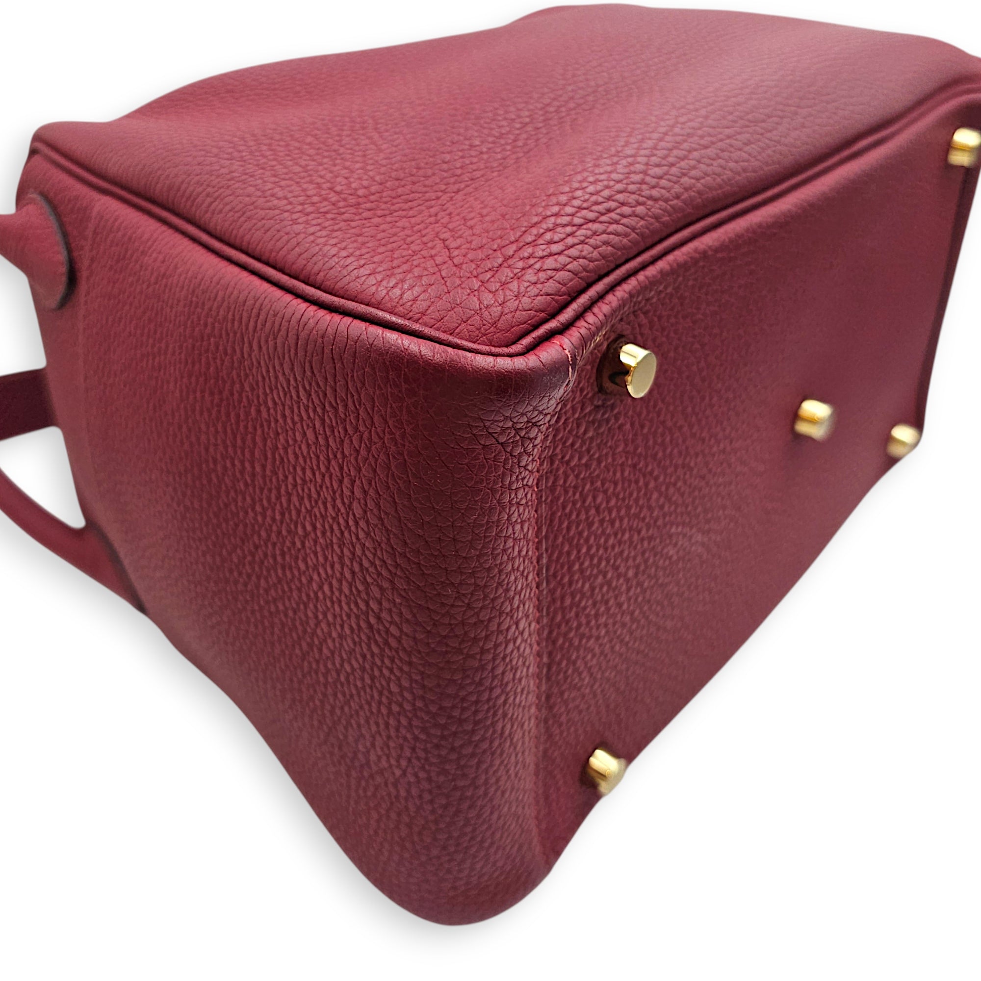 Lindy 30 Rouge Grenat in Clemence, Gold hardware