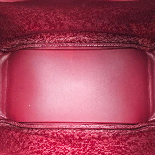 Lindy 30 Rouge Grenat in Clemence, Gold hardware