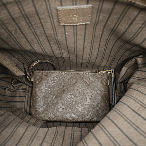 Monogram Empreinte Citadine PM Brown Totebag , Gold hardware