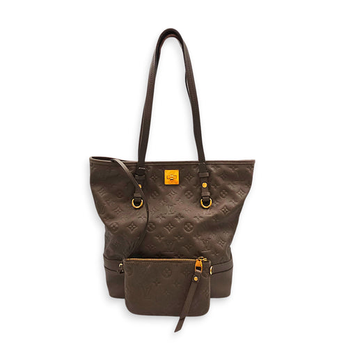 Monogram Empreinte Citadine PM Brown Totebag , Gold hardware