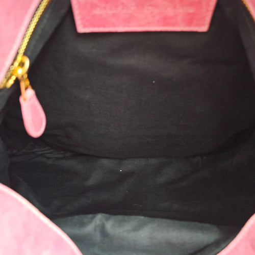 Motorcross 21 Slim Hobo Giant  Pink Shoulder Bag in Distressed Leather Gold hardware CL2512-18020 11