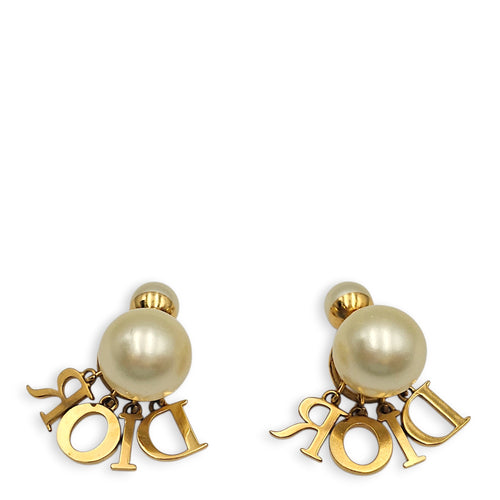 Tribales Pearl and Crystal Gold Hardware Earrings