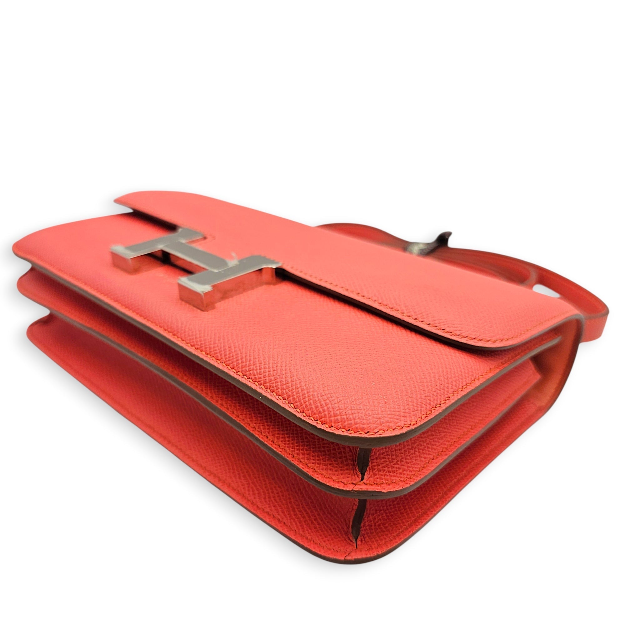 Constance Elan Flamingo in Epsom Palladium hardware CL2512-17982 7