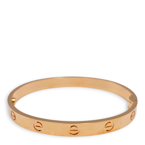 Love Classic Model  17 Bracelet in Rose Gold Hardware CL2512-17698 2