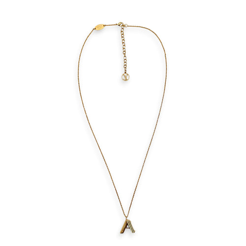 Me Letter Gold Hardware Necklace
