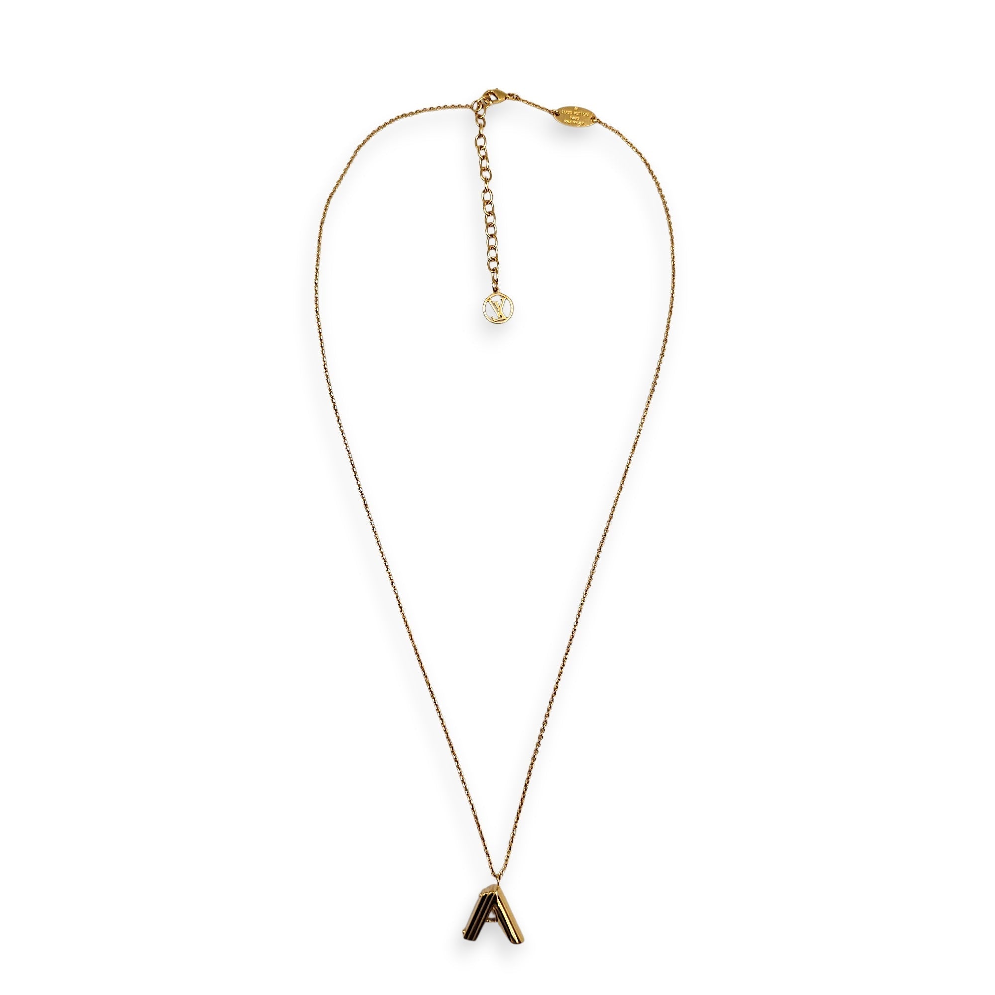 Me Letter  Gold Hardware Necklace CL2512-18184 2