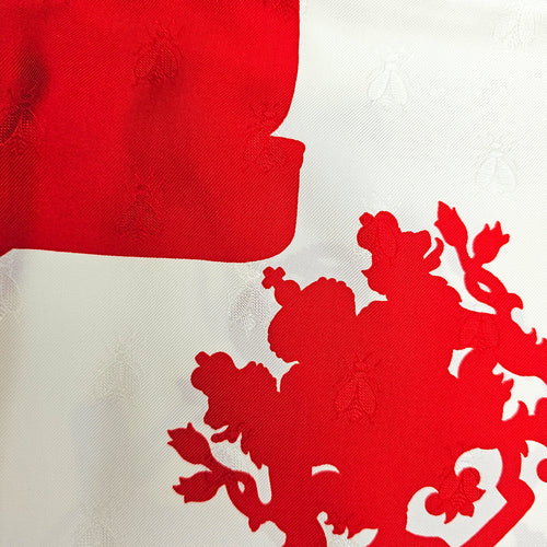 Harnais de coeur Tattoo 90 Red Scarf in Silk