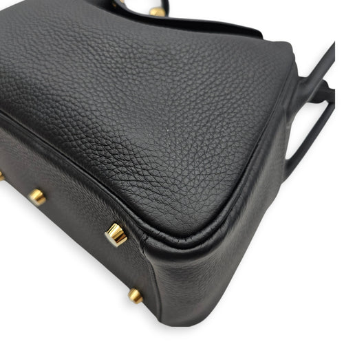 Lindy 26 Black in Clemence, Gold hardware