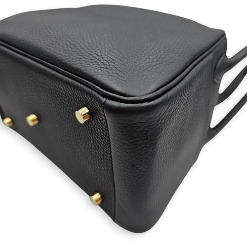 Lindy 26 Black in Clemence, Gold hardware