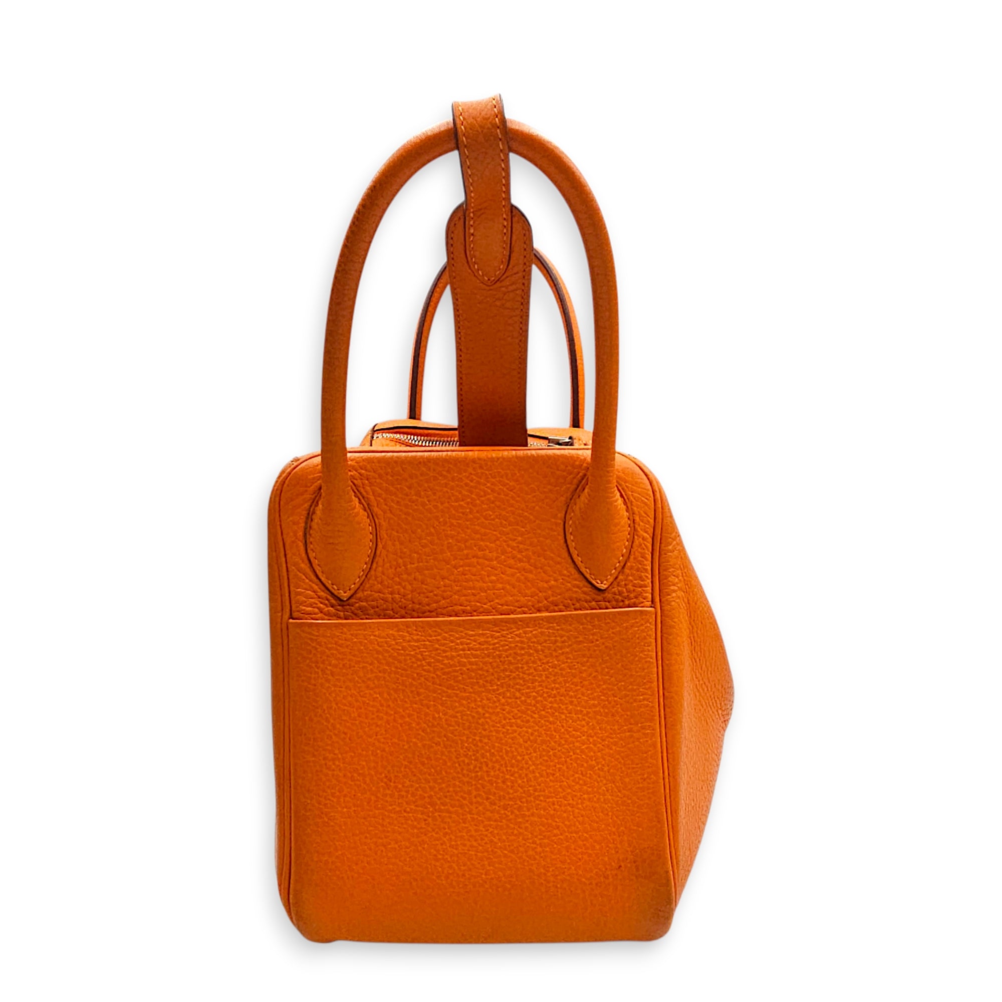 Lindy 30 Orange in Clemence, Palladium hardware