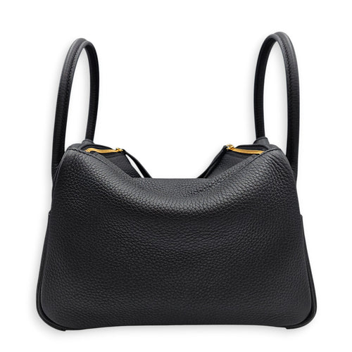 Lindy 26 Black in Clemence, Gold hardware