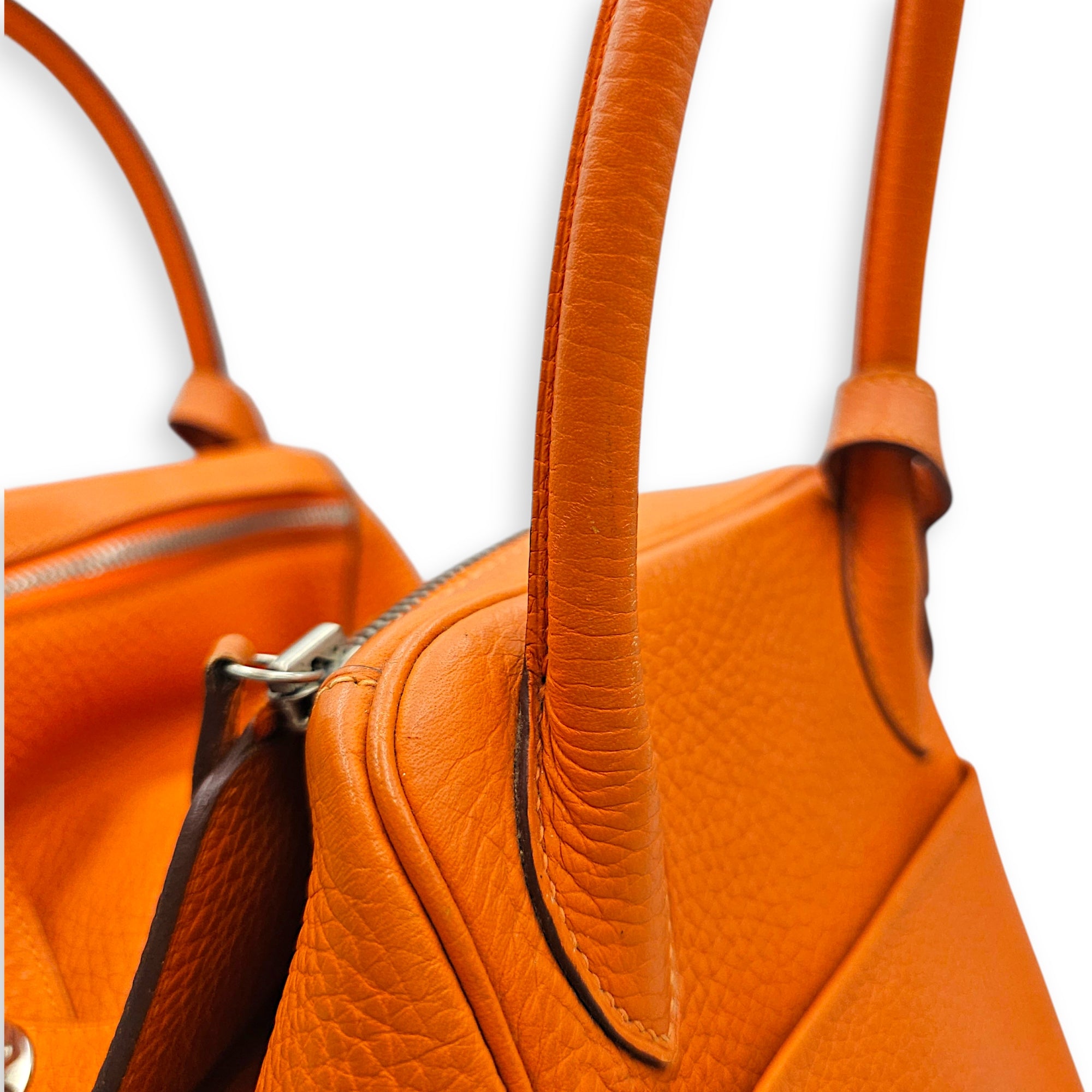 Lindy 30 Orange in Clemence, Palladium hardware