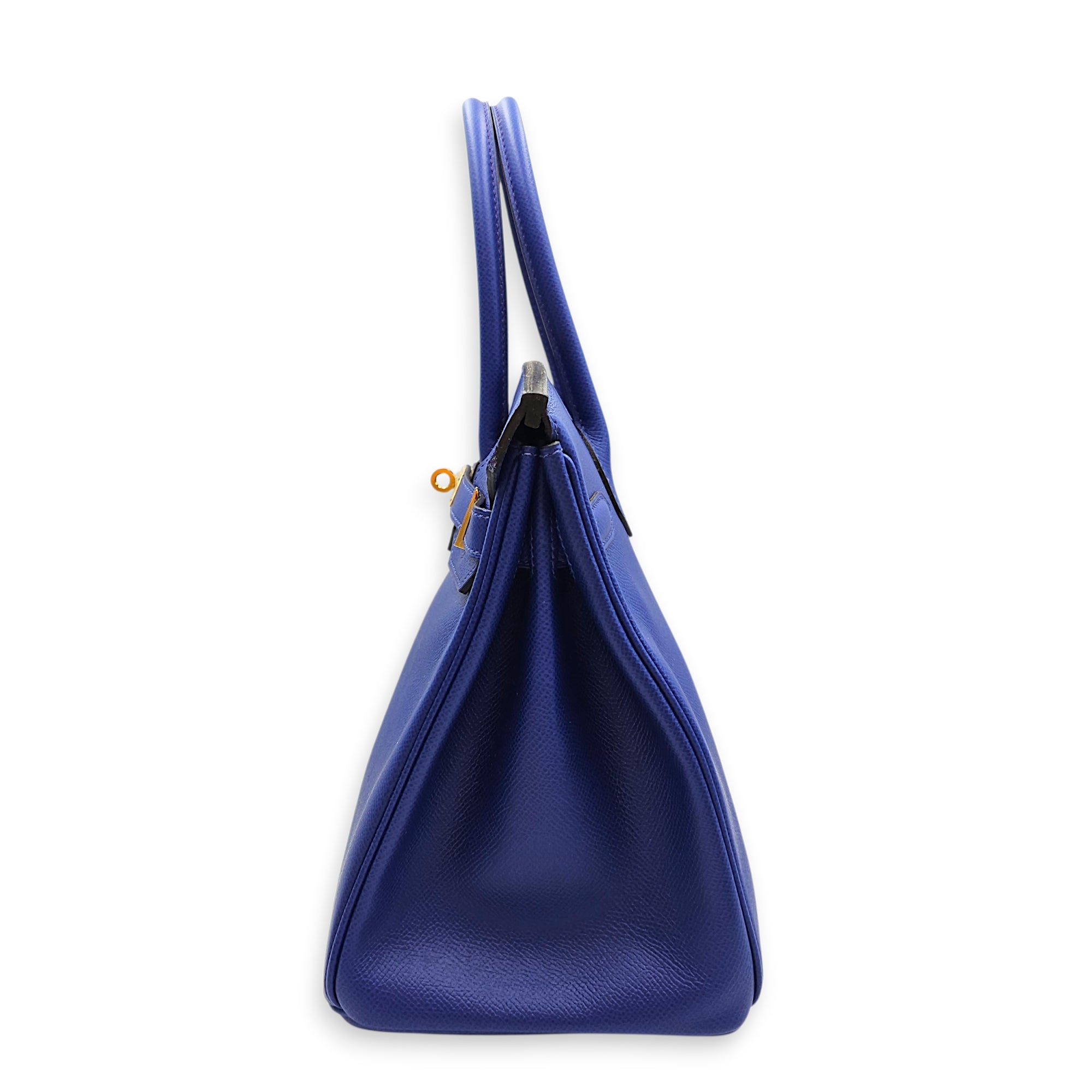 Birkin 30 Blue Electric in Epsom, Gold hardware