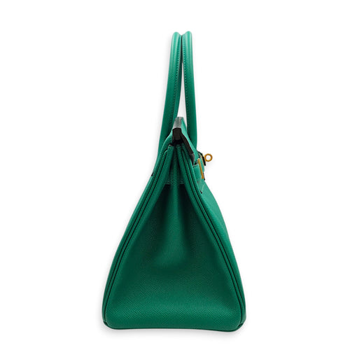 Birkin 30 Vert Jade in Epsom, Gold hardware