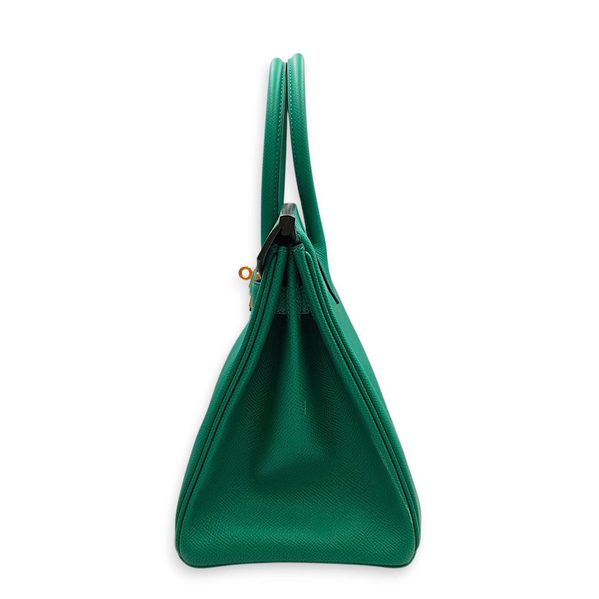 Birkin 30 Vert Jade in Epsom, Gold hardware