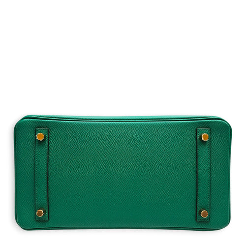 Birkin 30 Vert Jade in Epsom, Gold hardware
