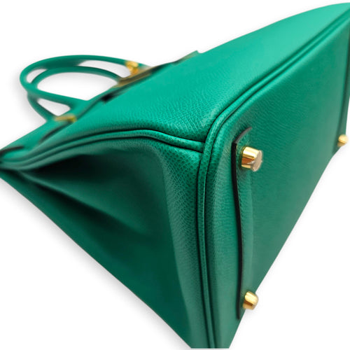 Birkin 30 Vert Jade in Epsom, Gold hardware