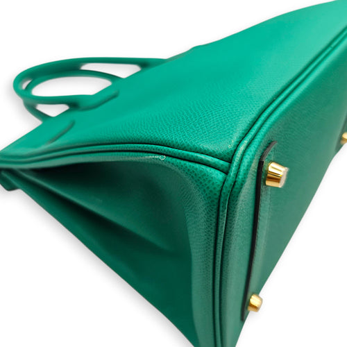 Birkin 30 Vert Jade in Epsom, Gold hardware