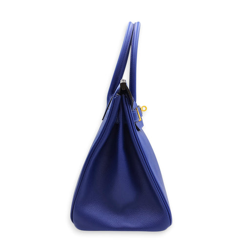 Birkin 30 Blue Electric in Epsom, Gold hardware