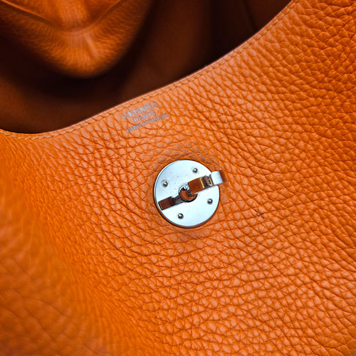 Lindy 30 Orange in Clemence, Palladium hardware