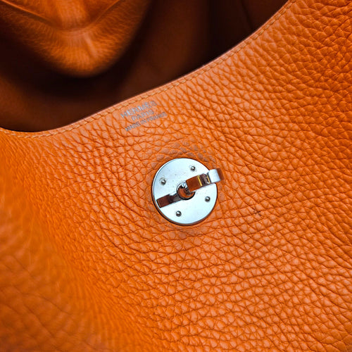 Lindy 30 Orange in Clemence Palladium hardware CL2512-17951 13