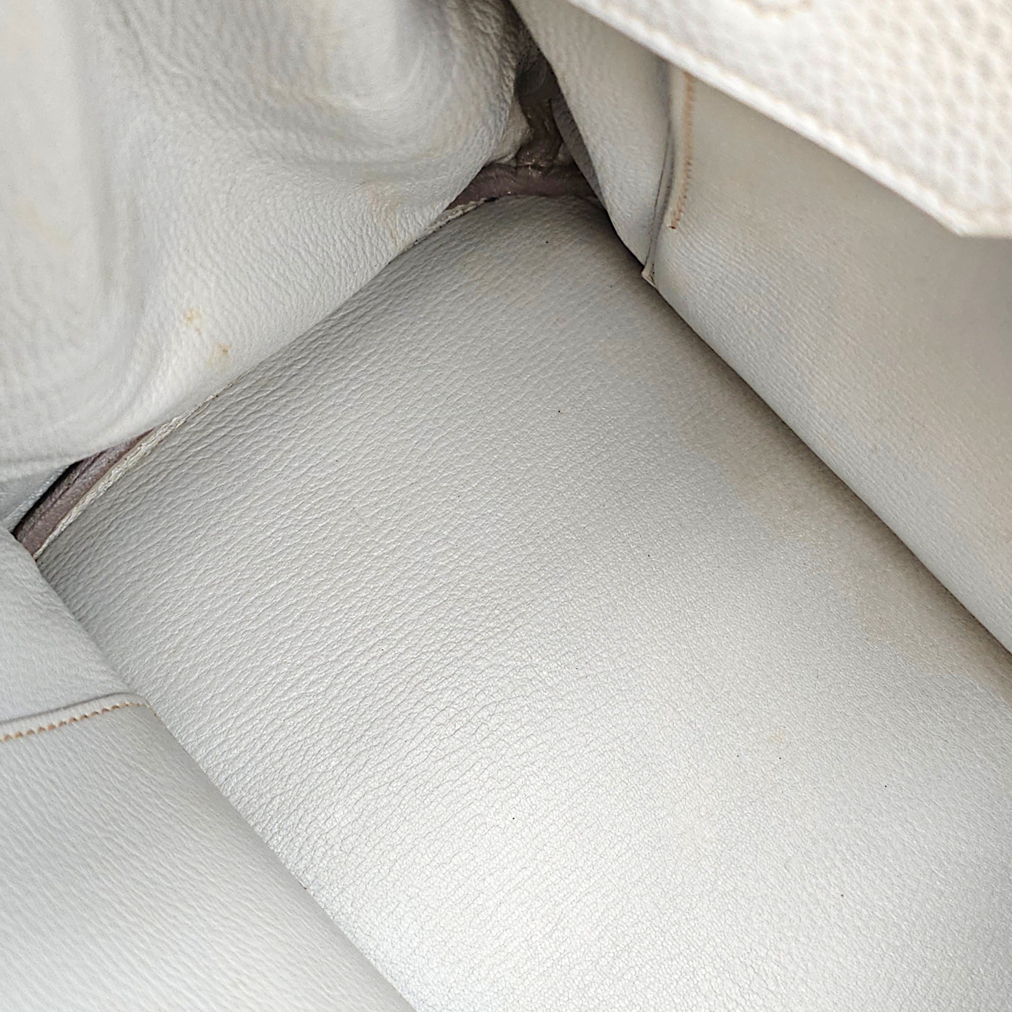 Club Birkin 35 Gris Perle/Blanc/Mykonos in Clemence, Palladium hardware