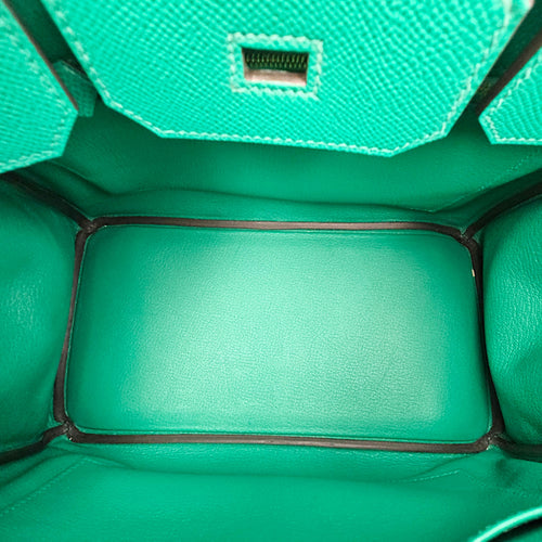 Birkin 30 Vert Jade in Epsom, Gold hardware