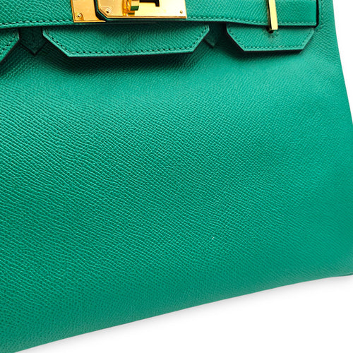 Birkin 30 Vert Jade in Epsom, Gold hardware
