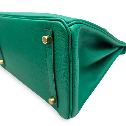 Birkin 30 Vert Jade in Epsom, Gold hardware