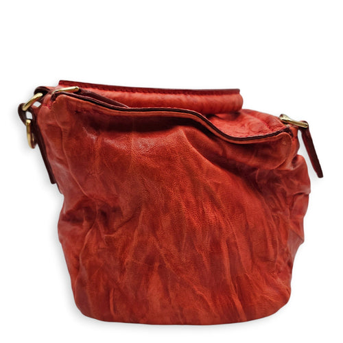 Pandora  Small Orange  Crossbody Bag Gold hardware CL2512-17813 4