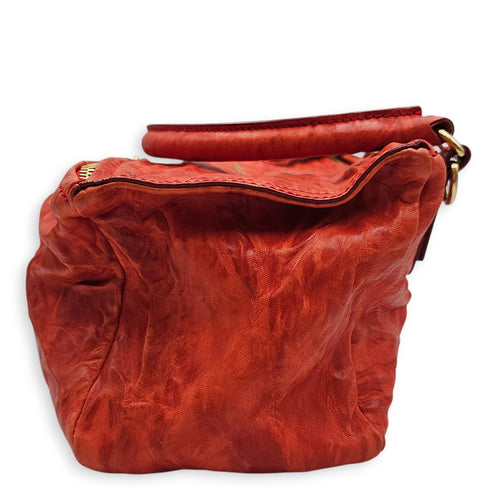 Pandora  Small Orange  Crossbody Bag Gold hardware CL2512-17813 5