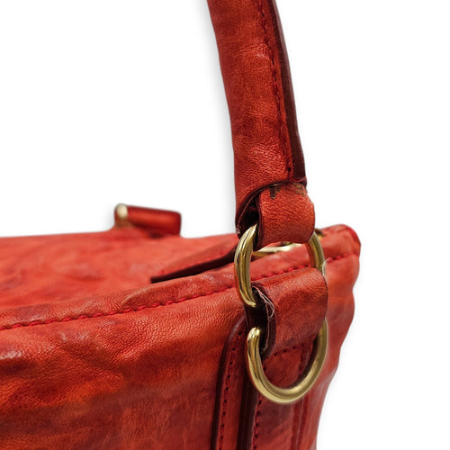 Pandora  Small Orange  Crossbody Bag Gold hardware CL2512-17813 11