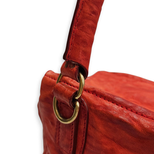 Pandora  Small Orange  Crossbody Bag Gold hardware CL2512-17813 12
