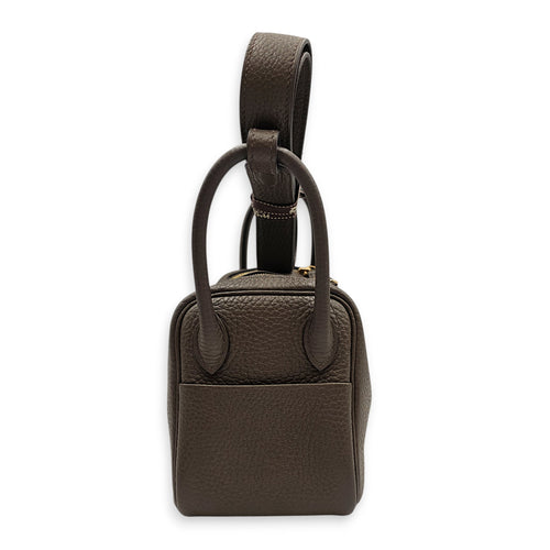 Lindy Mini Etain in Clemence, Gold hardware