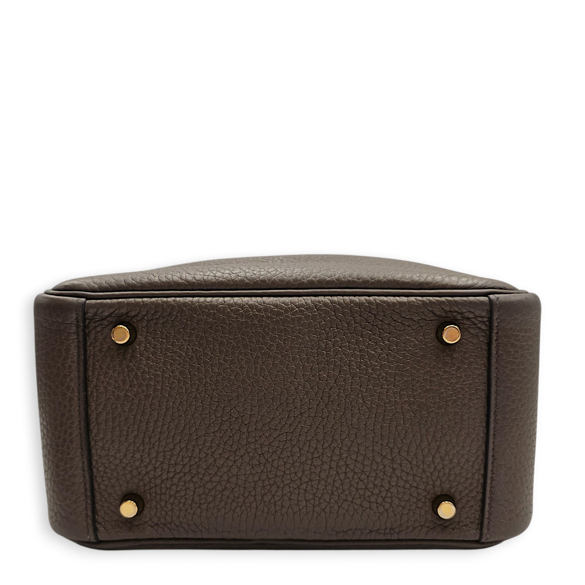 Lindy Mini Etain in Clemence, Gold hardware